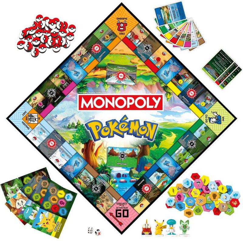 Pokémon - Monopoly - Bordspel - Engelse Versie - Kinderspel