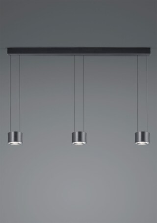 BANKAMP LED Balkenpendel IMPULSE 3-flg anthrazit eloxiert