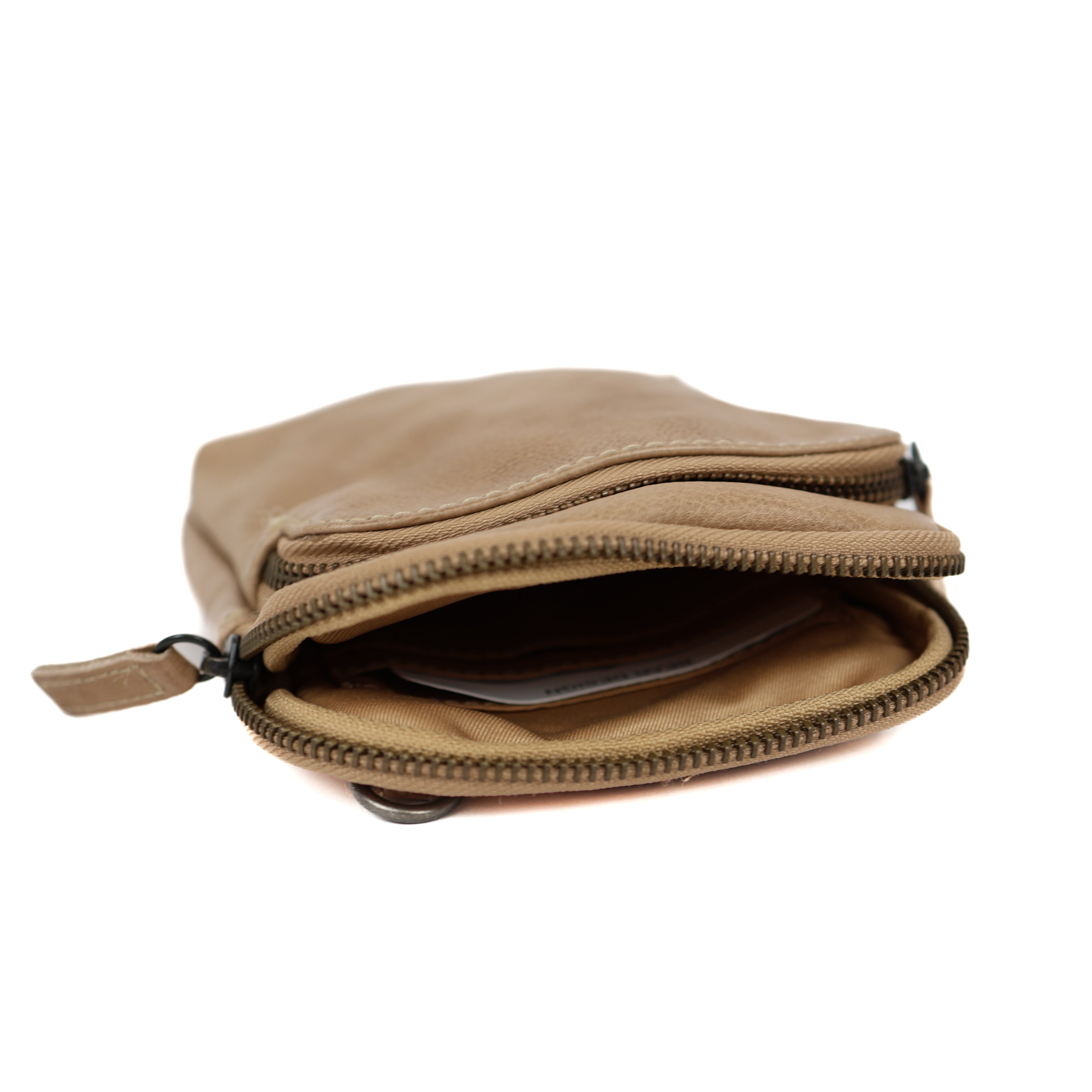 Telefoontasje 'Jack' beige BEIGE