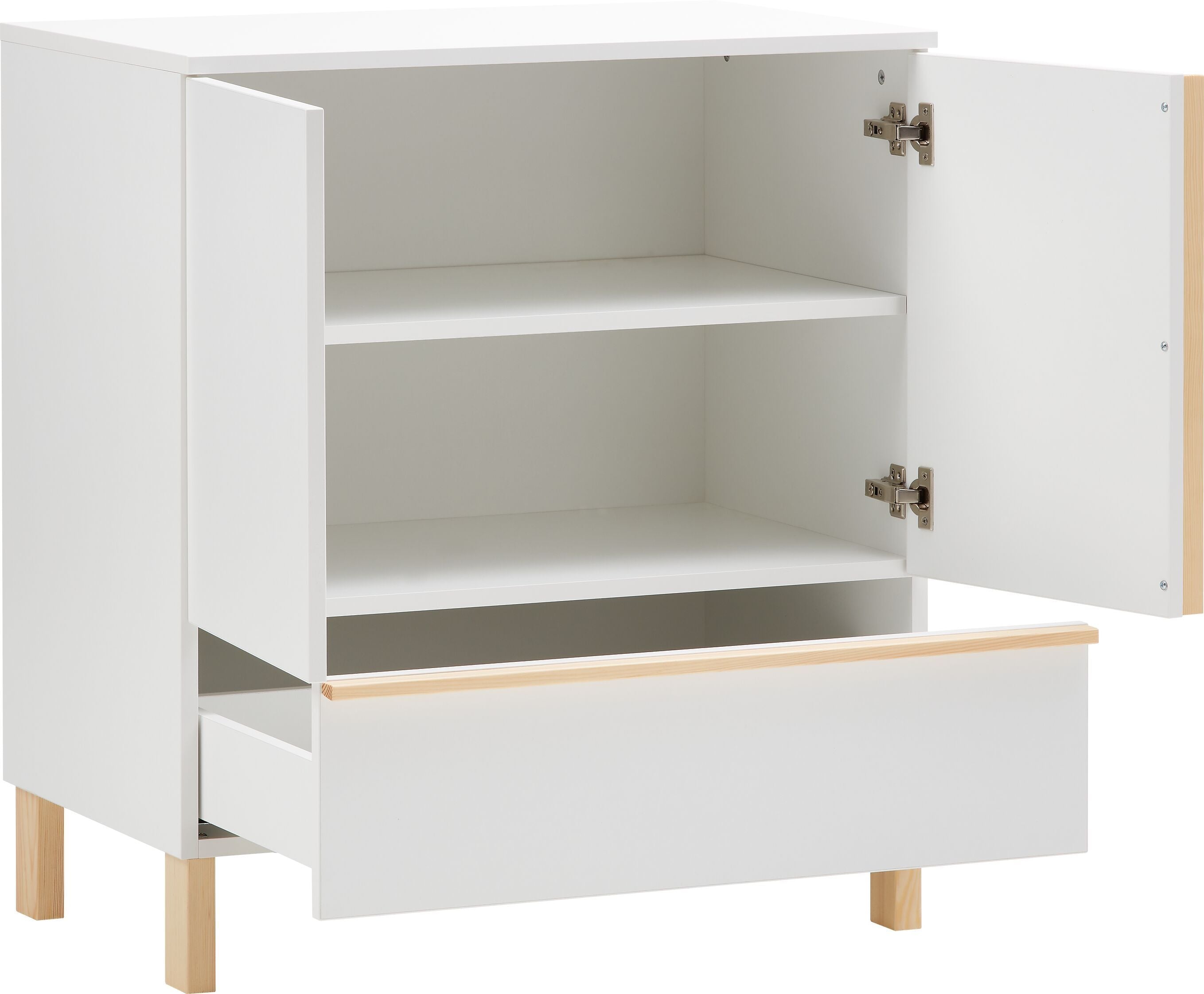 MIO Wickelkommode - Weiss / B: 80.0 cm x T: 52.0 cm x H: 90.0 cm
