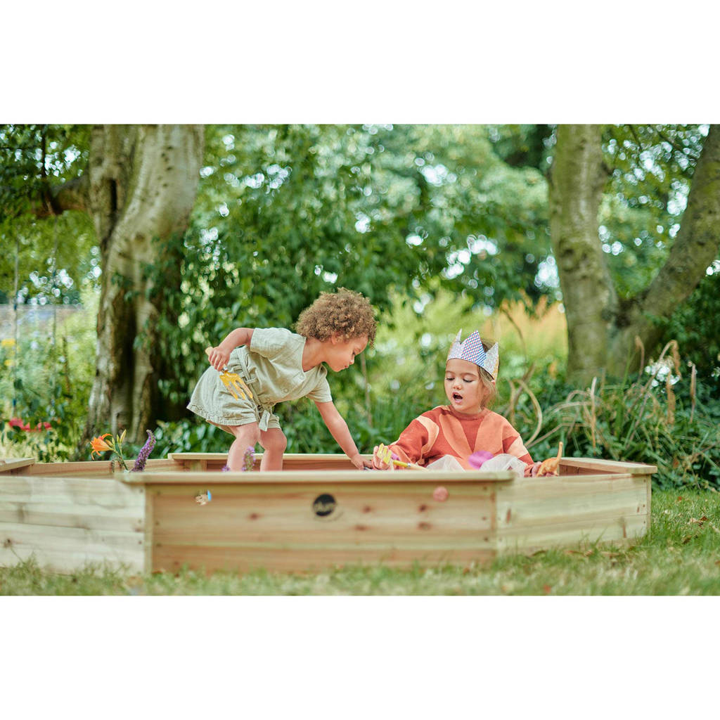 Giant Houten zandbak 177x177x23cm