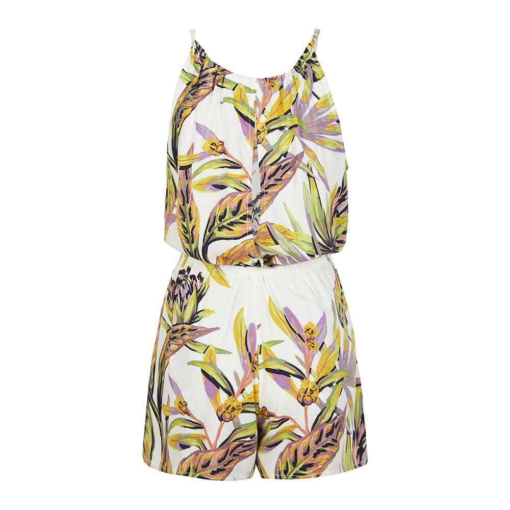 O'Neill LEINA - Combishort Femme white tropical flower