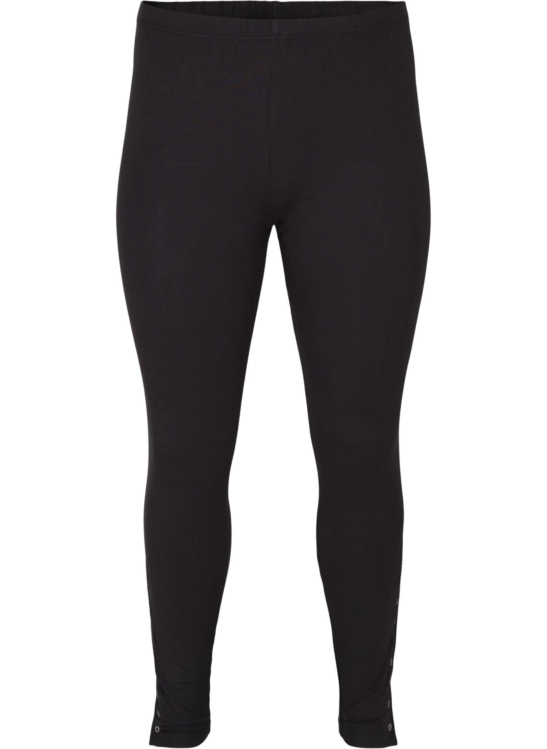Viskose leggings med trykknapper