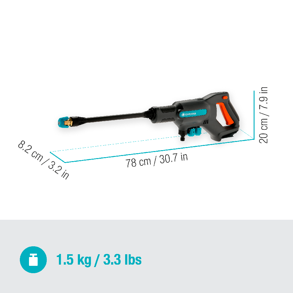 Gardena - AQUACLEAN 24/18V UDEN BATTERI OG LADER