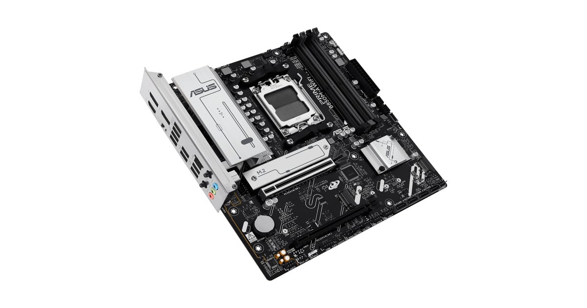 ASUSPRIME B850M-A WIFI socket AM5 moederbord  (2.5 GbE-LAN, Wi-Fi 6E, BT, Sound, µATX)