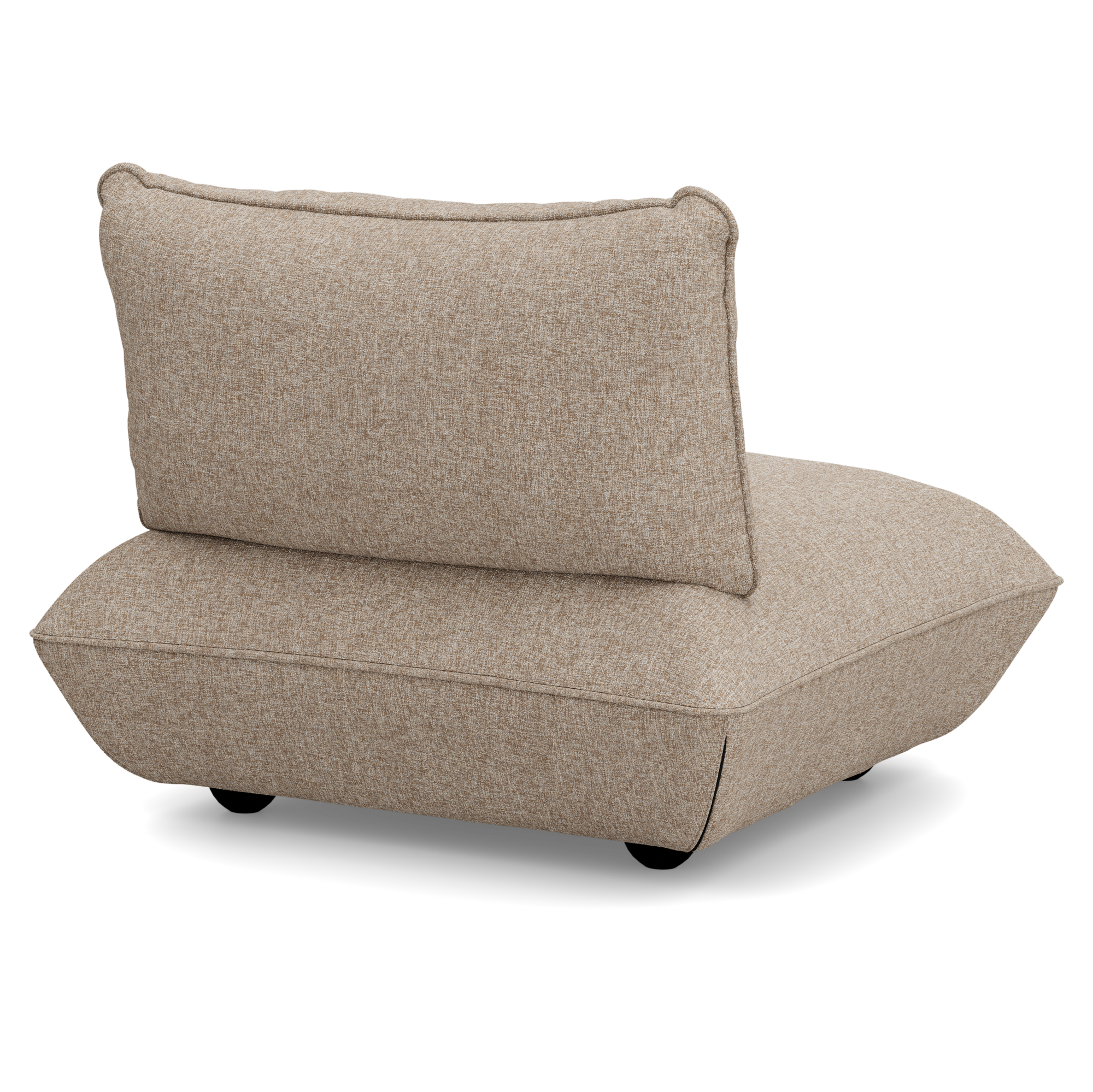 Fauteuil Sumo boucle recycled brown melange