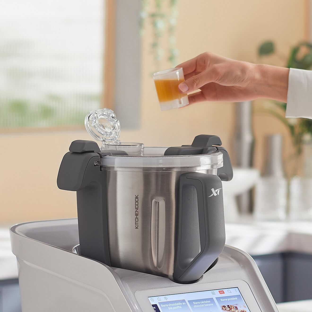 Kitchencook Robot Cuiseur connecté Cuisio multifonction multicolore - 3 L