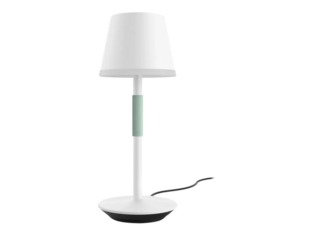 Philips Hue White and Color Ambiance Go - Bordlampe - LED - klasse G - 16 millioner farver - hvid, salviegrønt greb