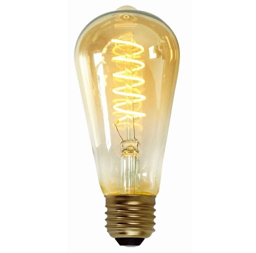 Freelight E27 7Watt Led Gold 64mm incl. Stappen Dimmer