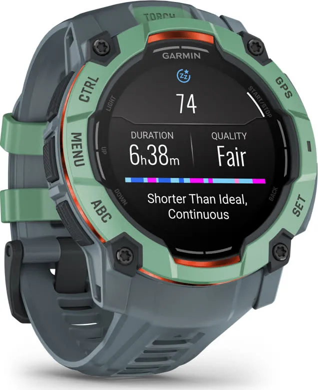 Garmin Instinct 3 AMOLED, 50mm Neotropic Bezel With Twilight Band