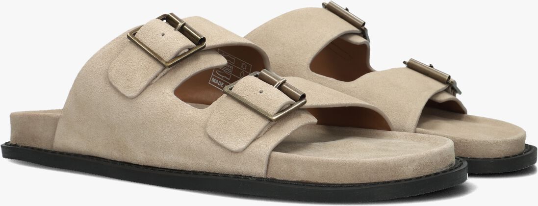 beige stefano lauran slippers 2 gesp bio slipper 1