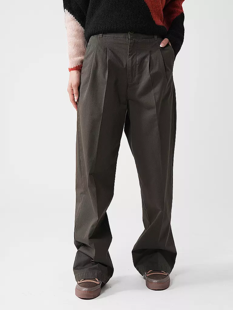 CARHARTT WIP Marlenehose LEOLA  dunkelblau