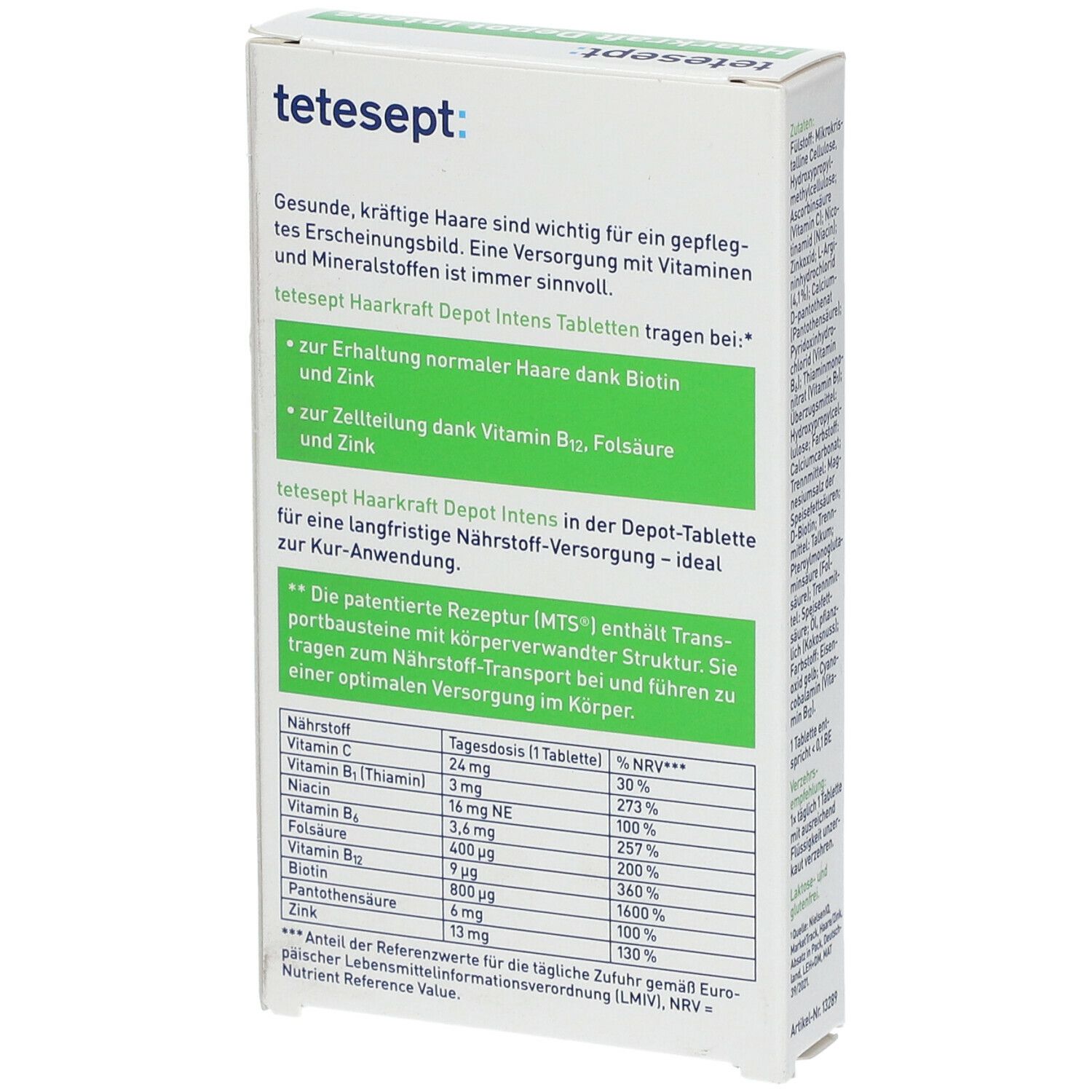 tetesept® Haarkraft Depot