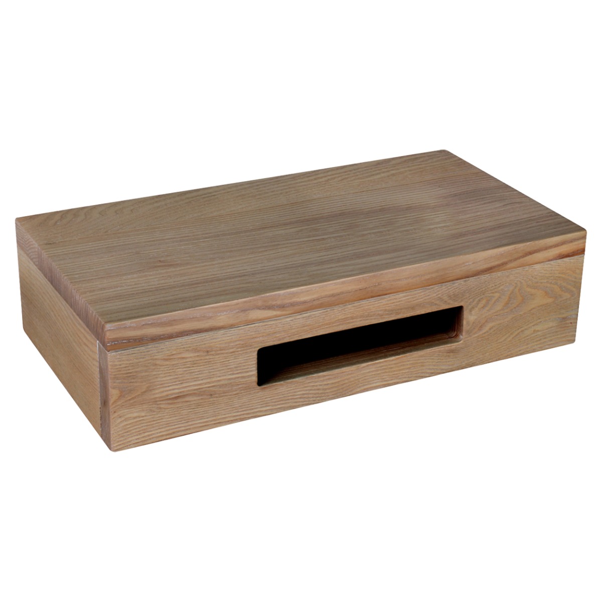 SCHADEMODEL: Differnz bruin eiken wastafelplank 40x25x10cm