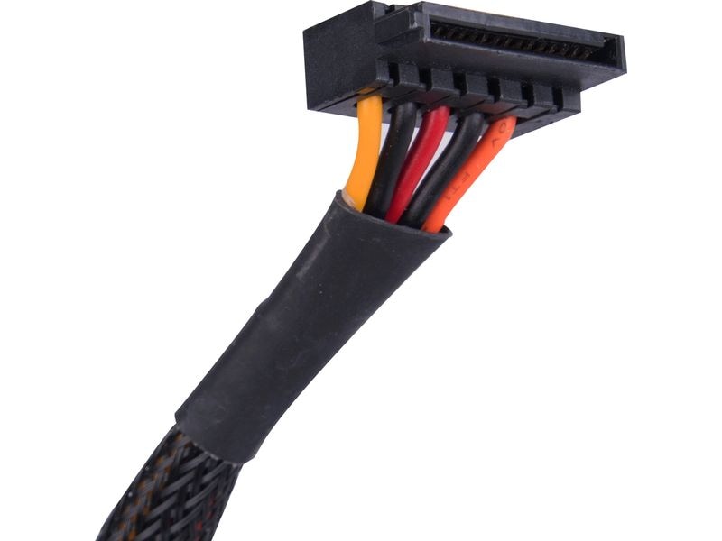 SilverStone Netzteil TX500 Gold 500 W TFX-Netzteil mit geräuscharmen 80-mm-HYB-Lüfter