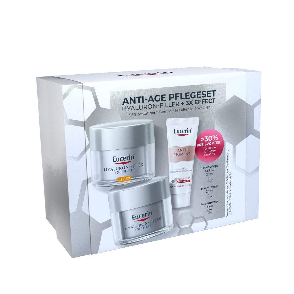 Eucerin Anti-Age Pflegeset Hyaluron-Filler + 3xEffect