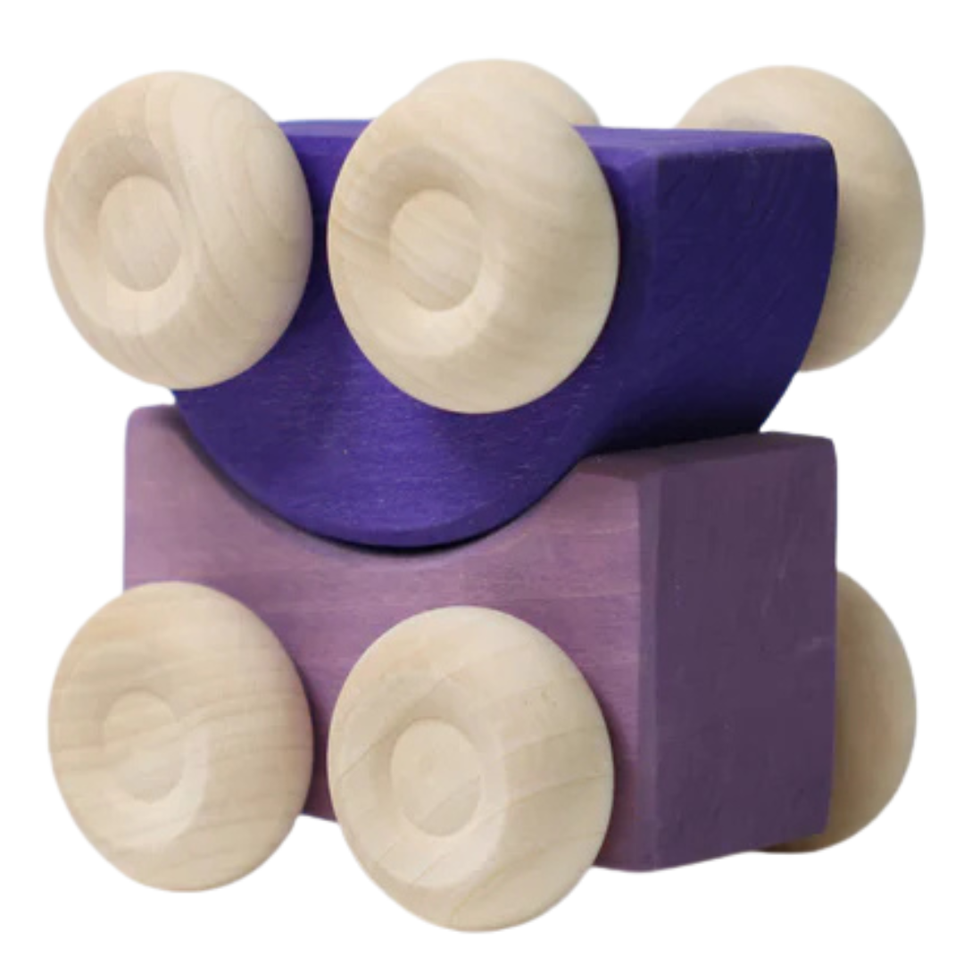grimm's stapelauto's - paars - 2st