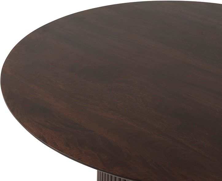 Eettafel Brown Walnut Congo ⌀120  x H76 cm