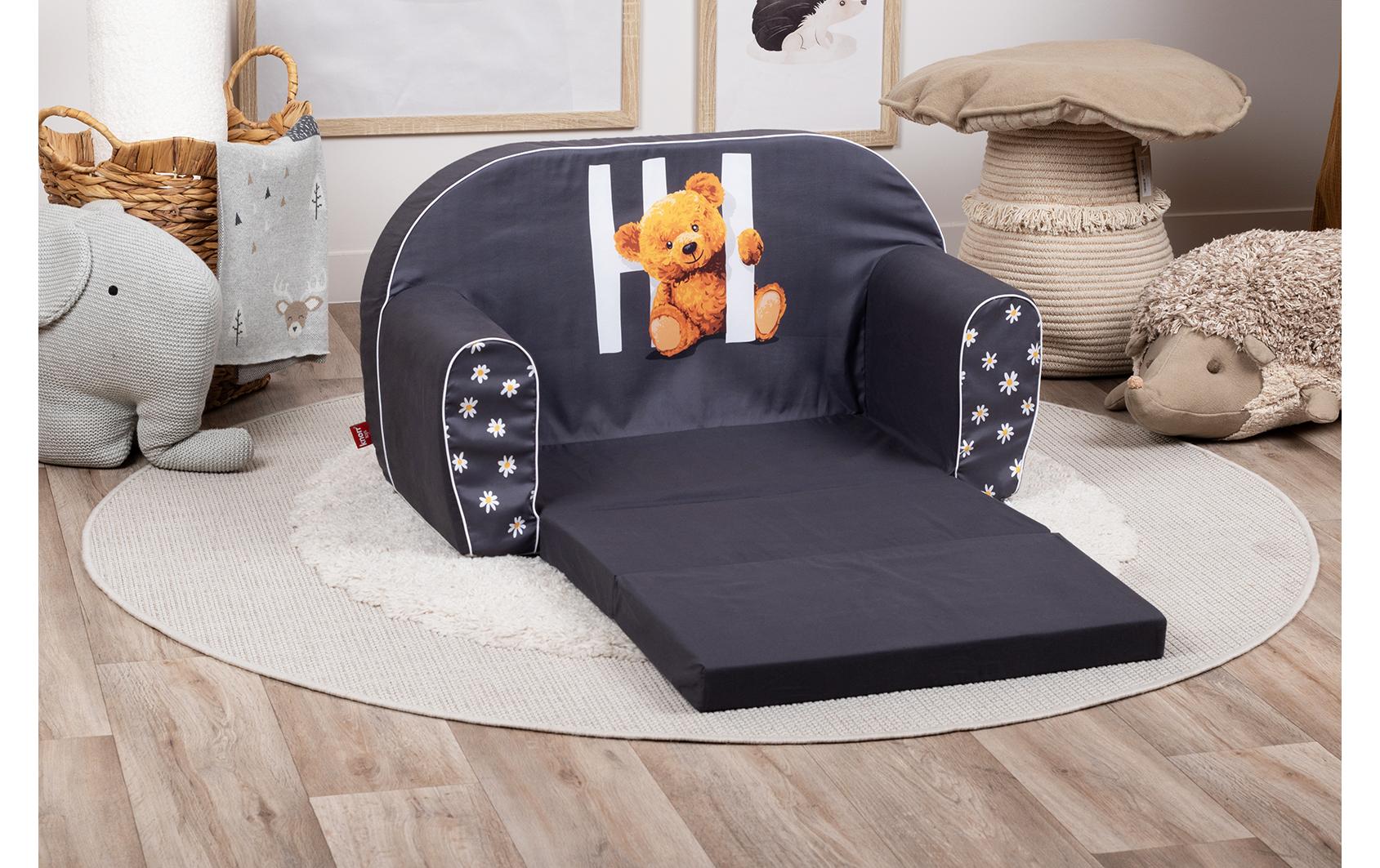 Kindersofa «Lucky bear»Ausklappbares Kindersofa