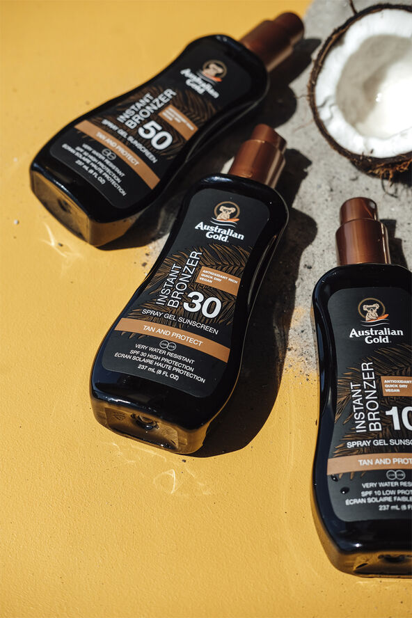 Australian Gold Instant Bronzer Spraygel SPF 50