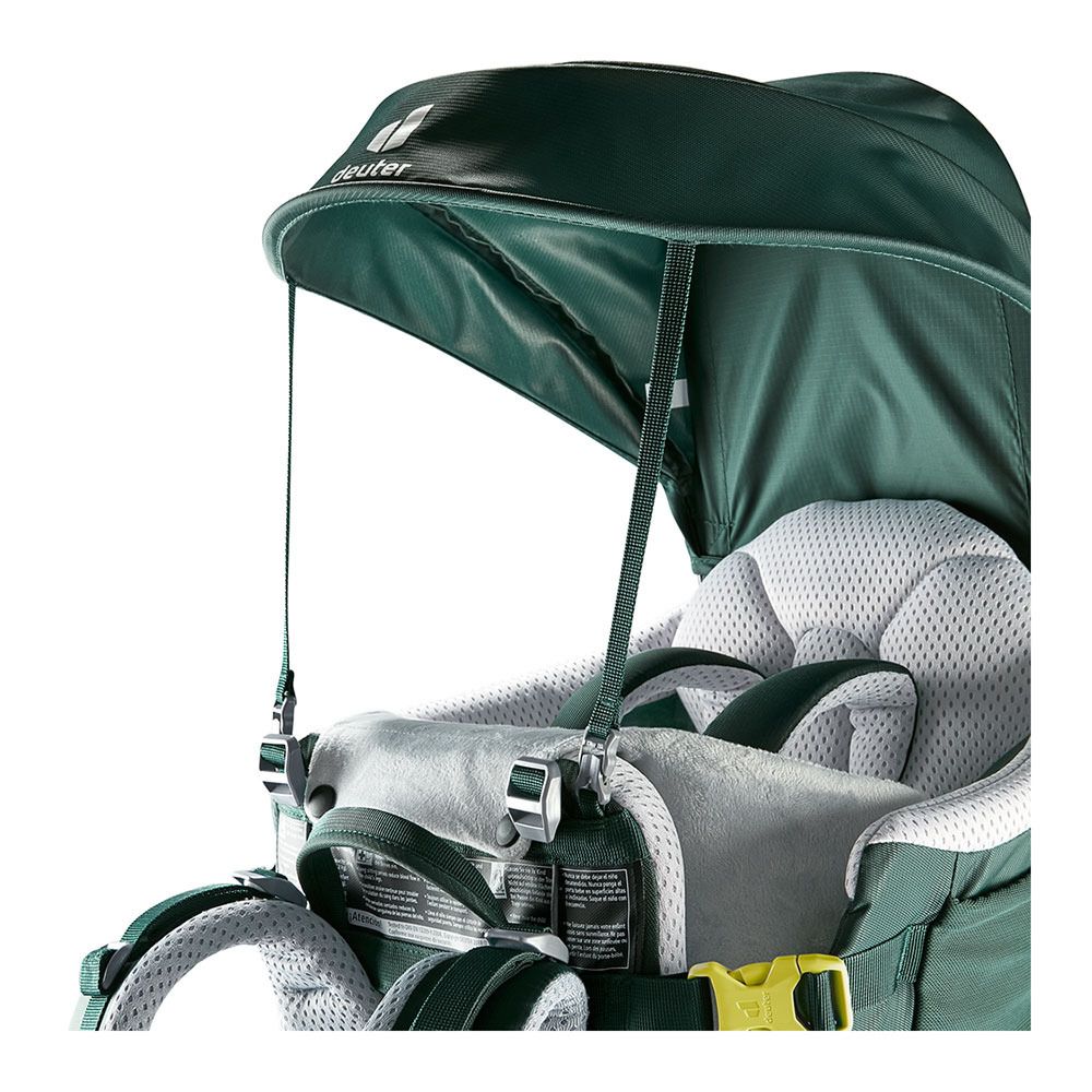 Deuter KID COMFORT 14L - Porte-bébé + Pare-soleil forest