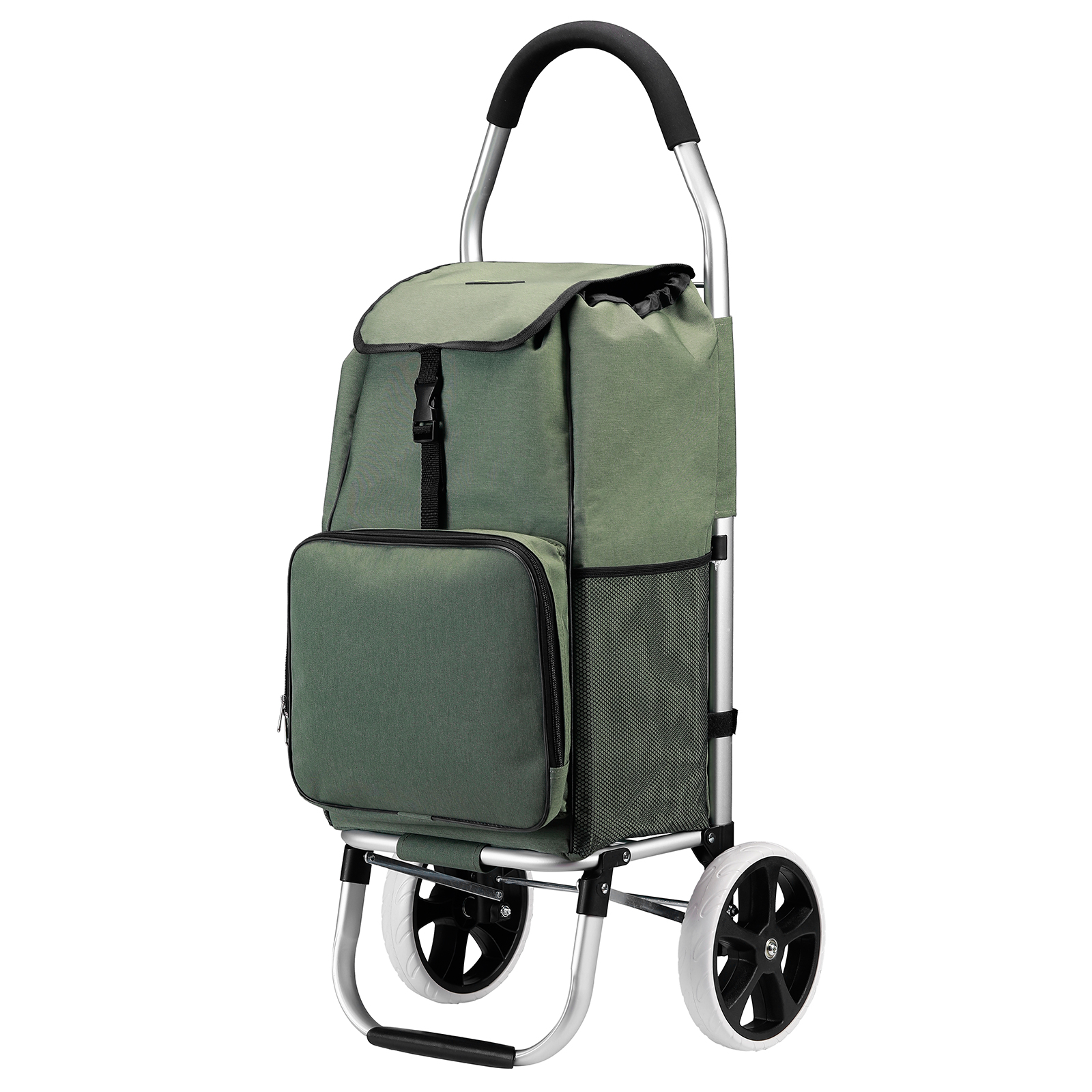 Packaway 45 liter boodschappentrolley met koelvak - Green