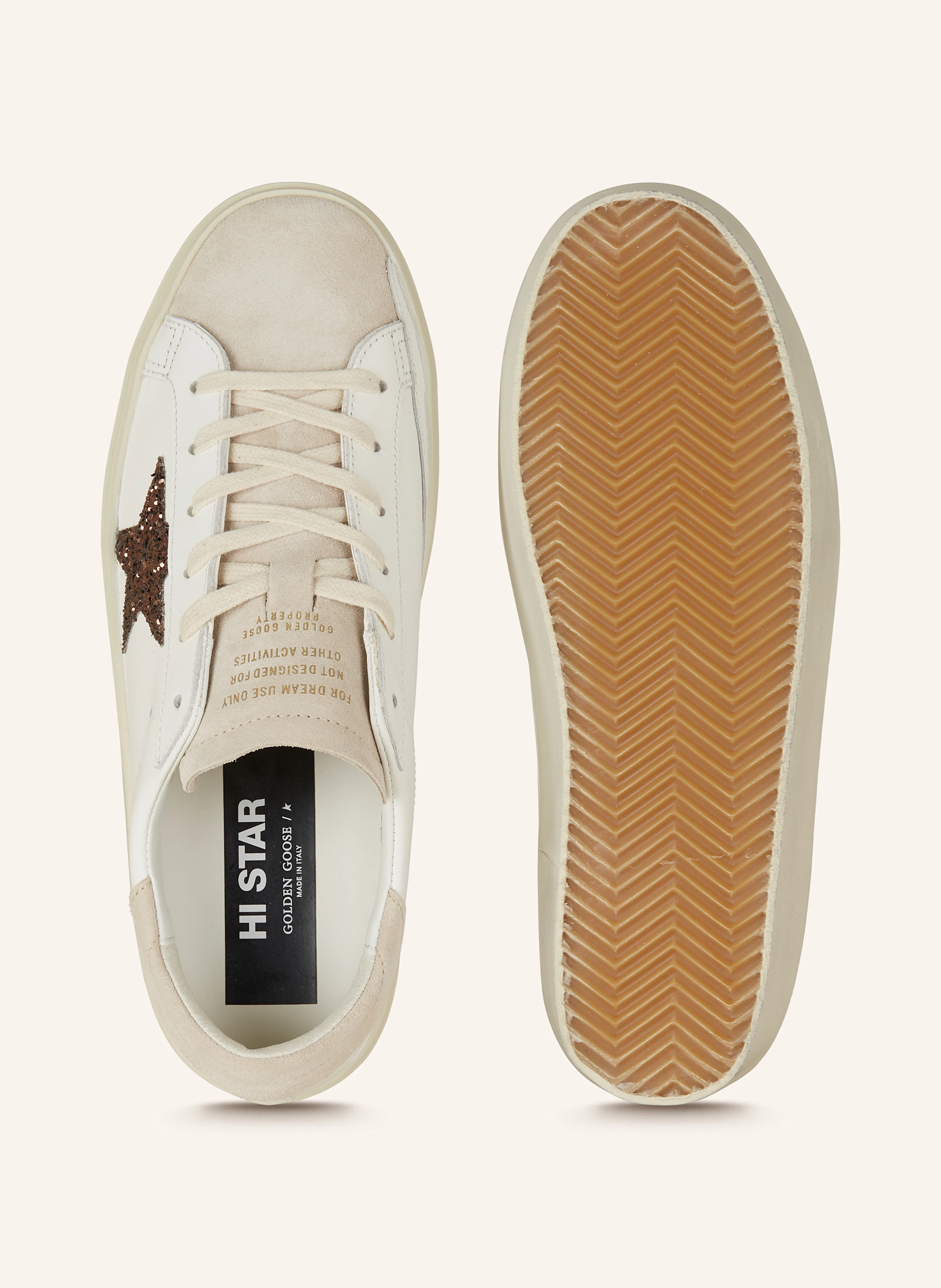 GOLDEN GOOSE Sneaker HI STAR mit Pailletten