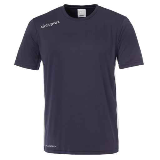 Camiseta Essential Mc Azul Marinho/Branca Uhlsport