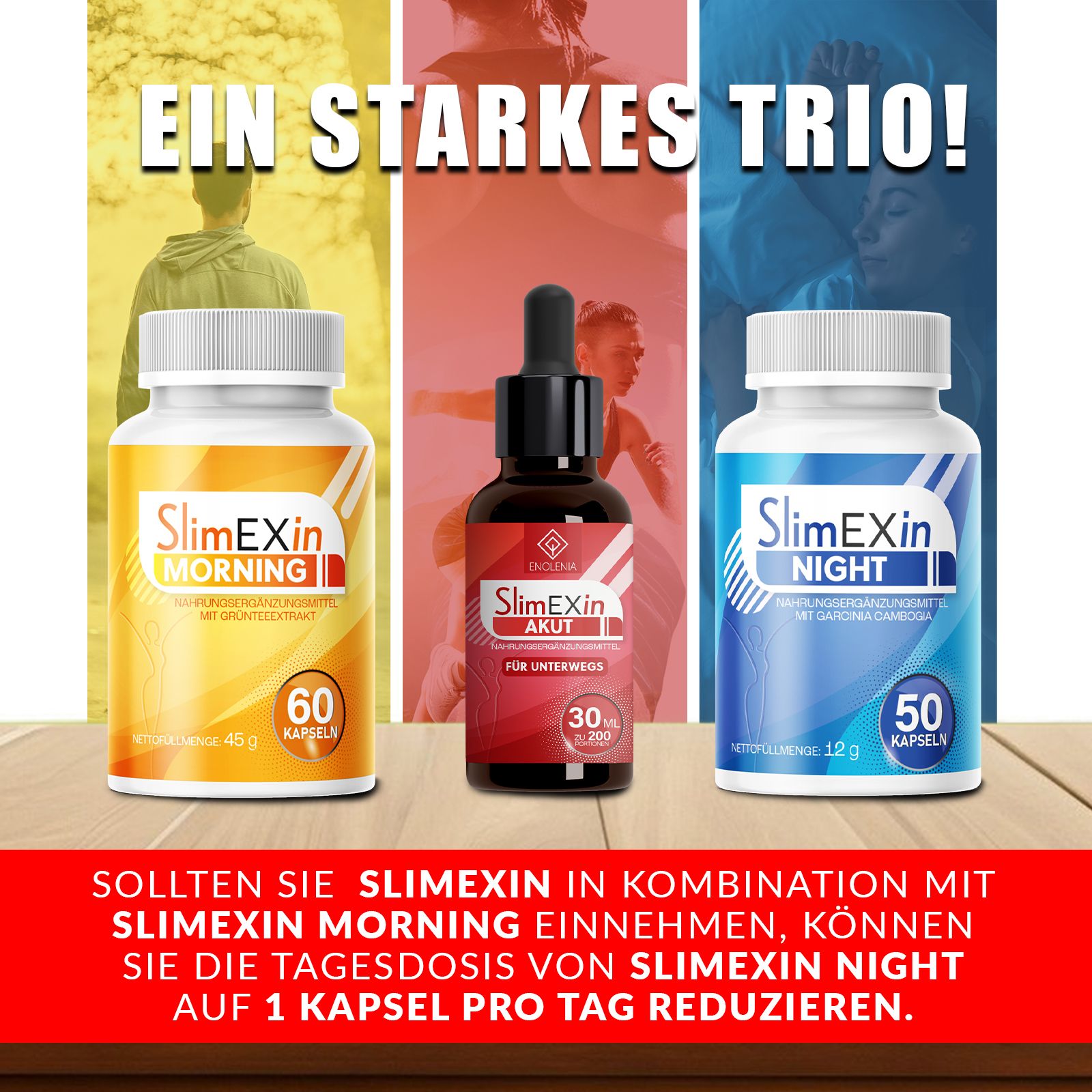 Enolenia SlimEXin Power-Trio | zum Abnehmen