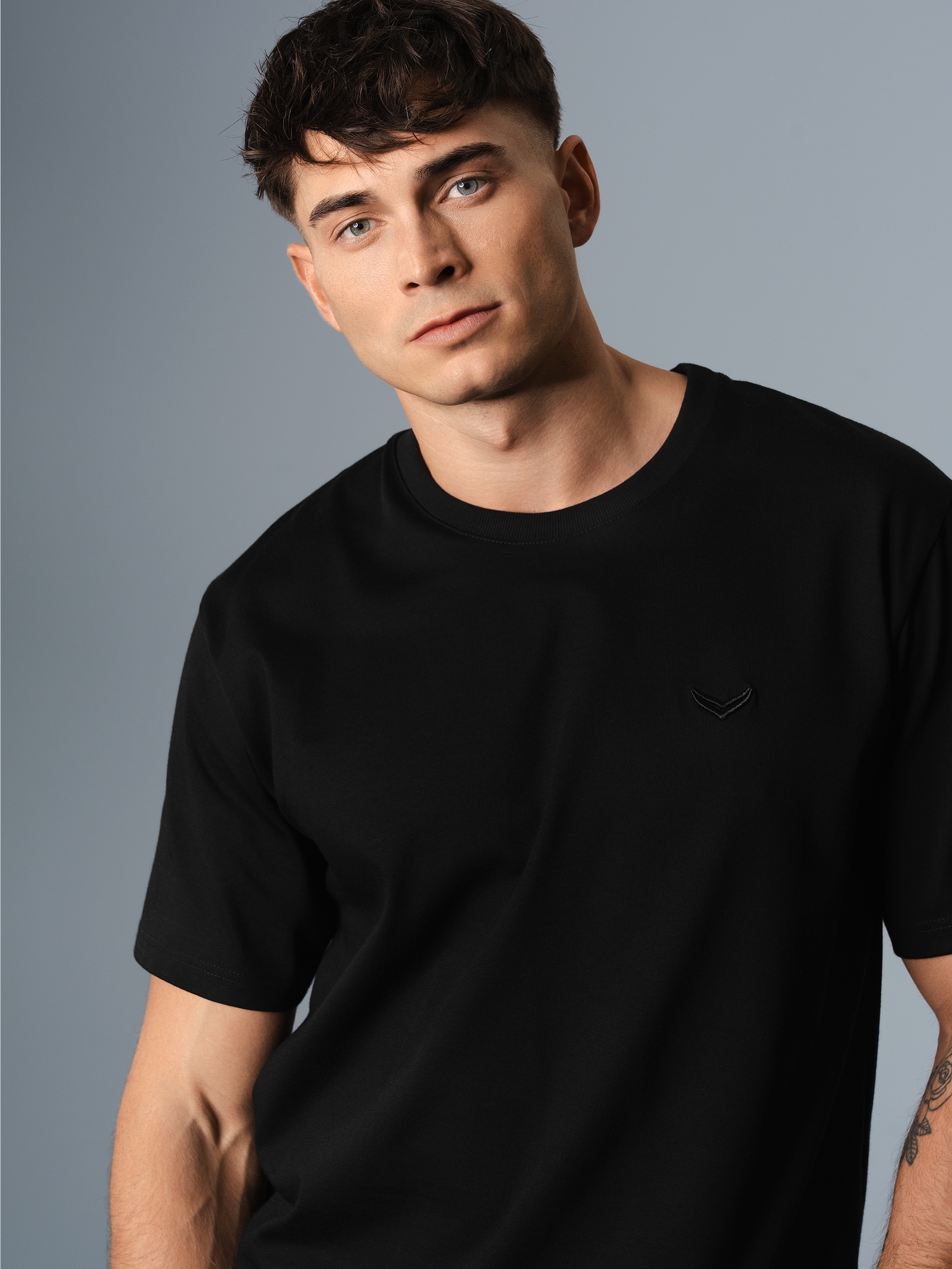 Heavy Oversized T-Shirt Schwarz