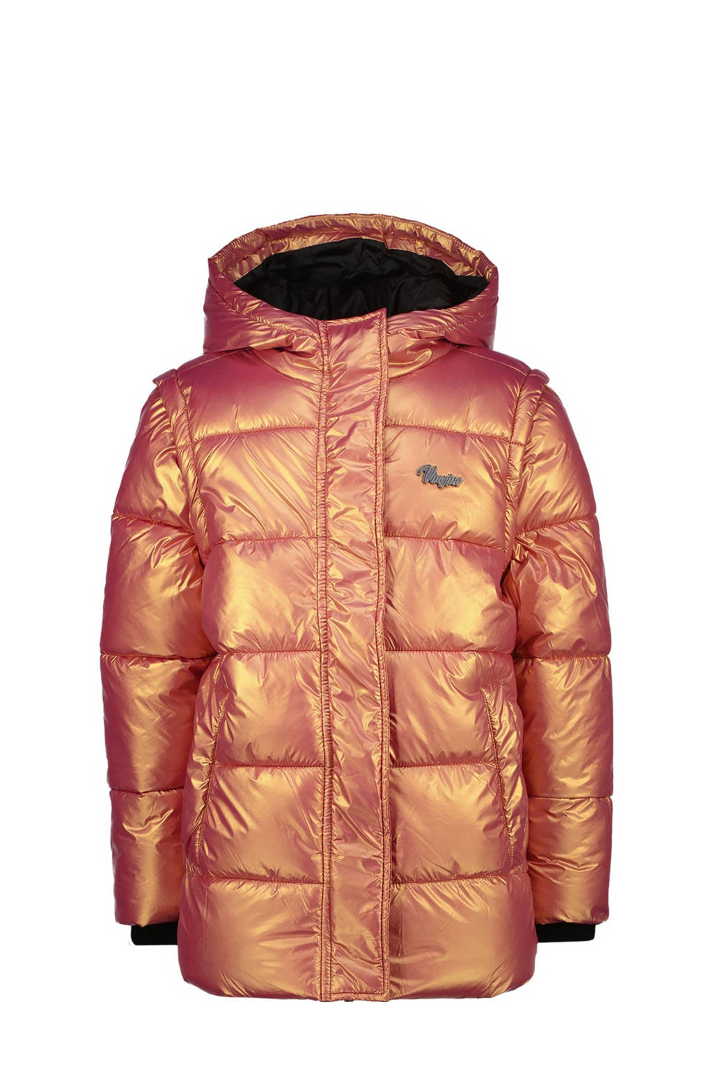 Vingino gewatteerde winterjas Telissa roze metallic
