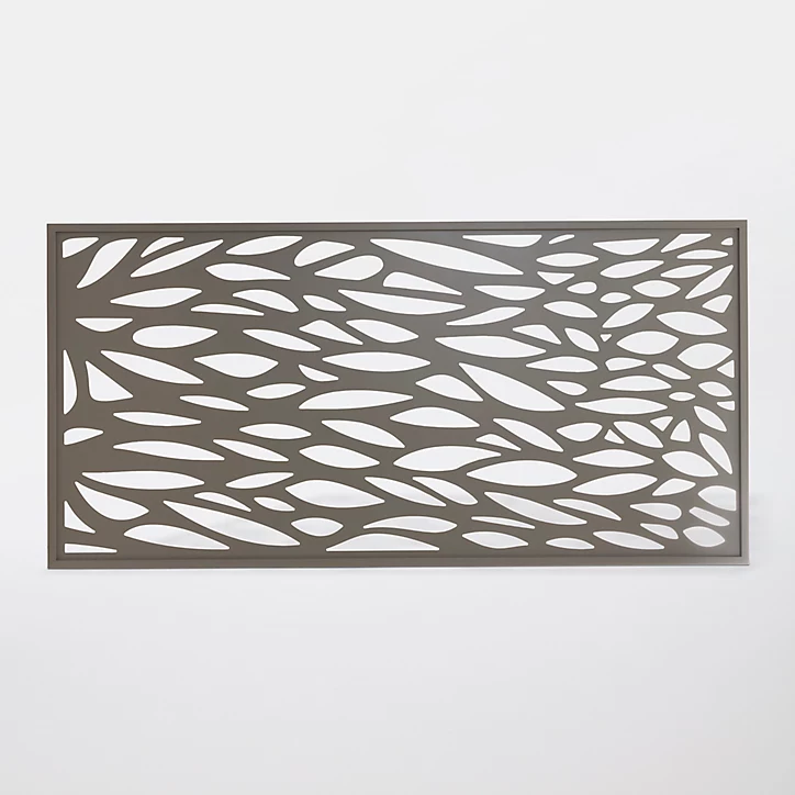 Panneau feuille aluminium Neva taupe