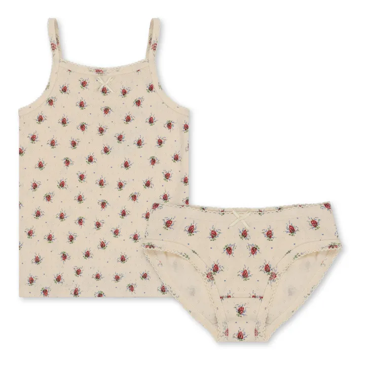 Konges Sløjd Ensemble Culotte Minnie Coton Bio | Ecru