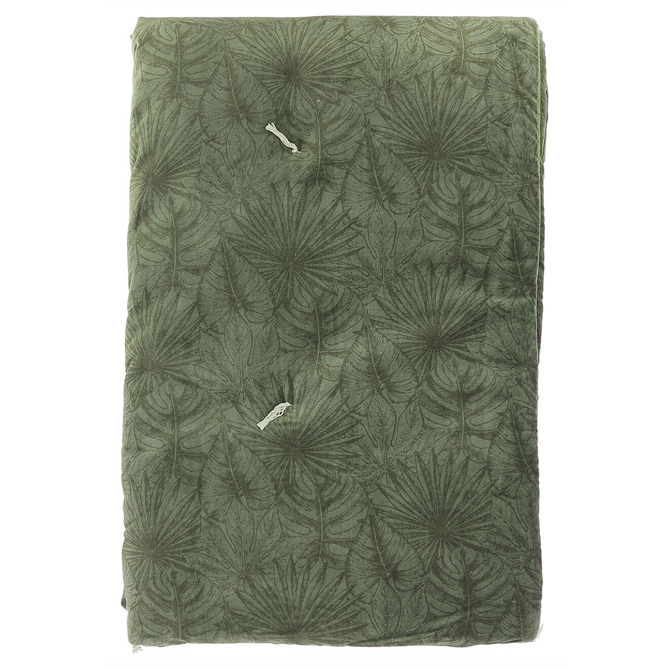 En Fil d'Indienne Plaid Goa olive - 140x220 cm