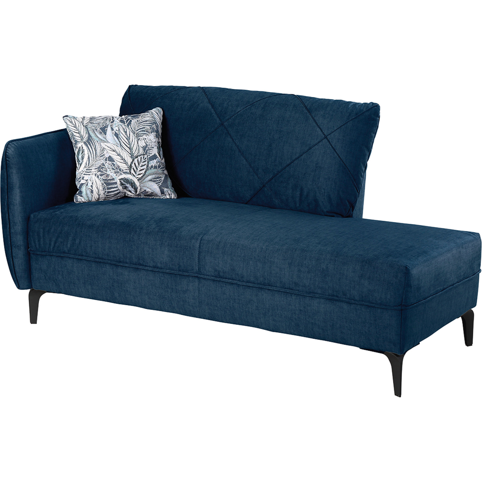 Hocker Varese Samtvelours grau