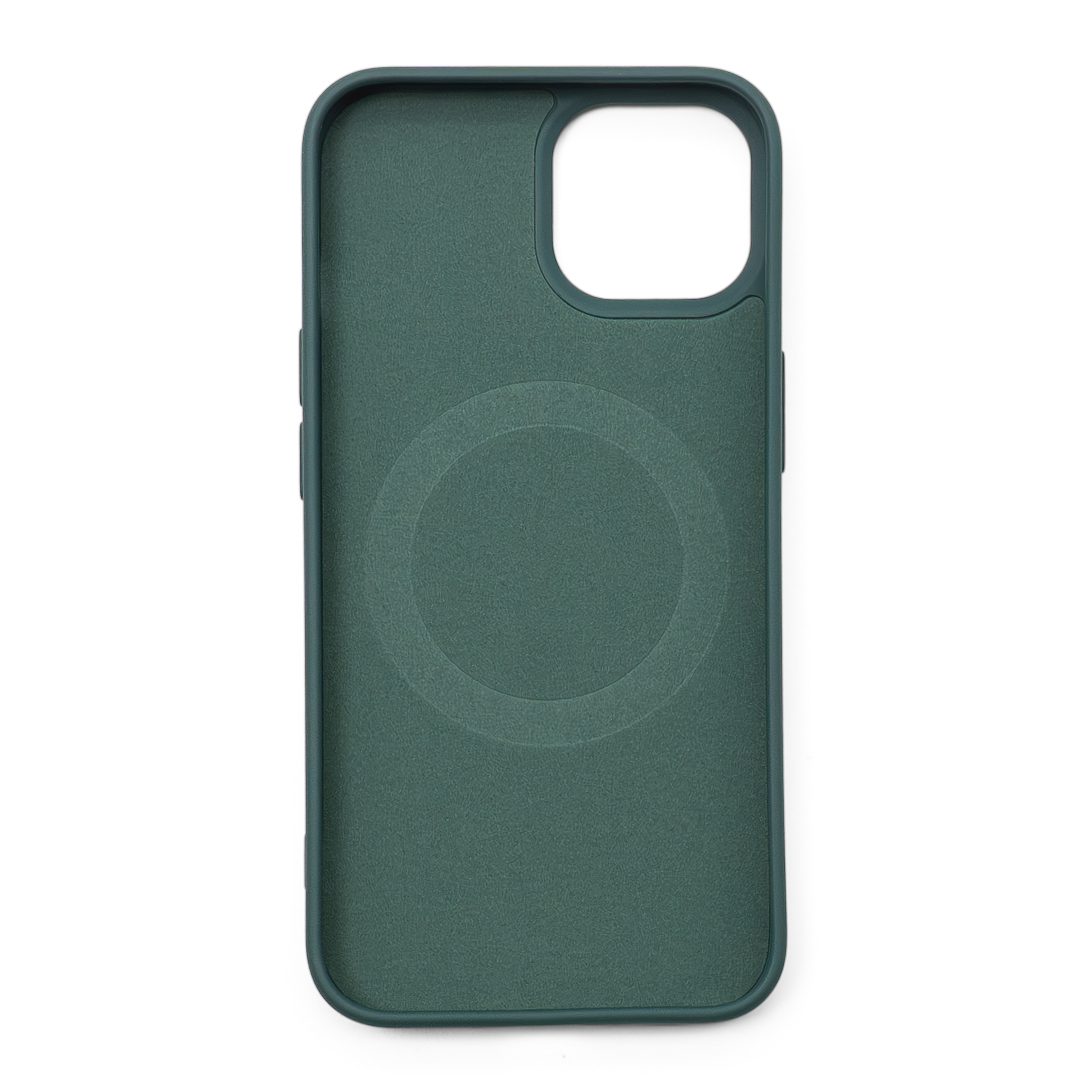 iPhone 14 MagSafe Silikon Case Hülle - Dunkelgrün