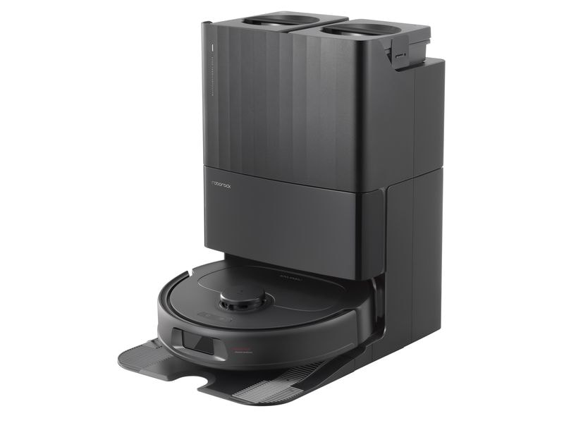 Roborock Saug- und Wischroboter Qrevo S Schwarz Saugroboter mit Wischfunktion