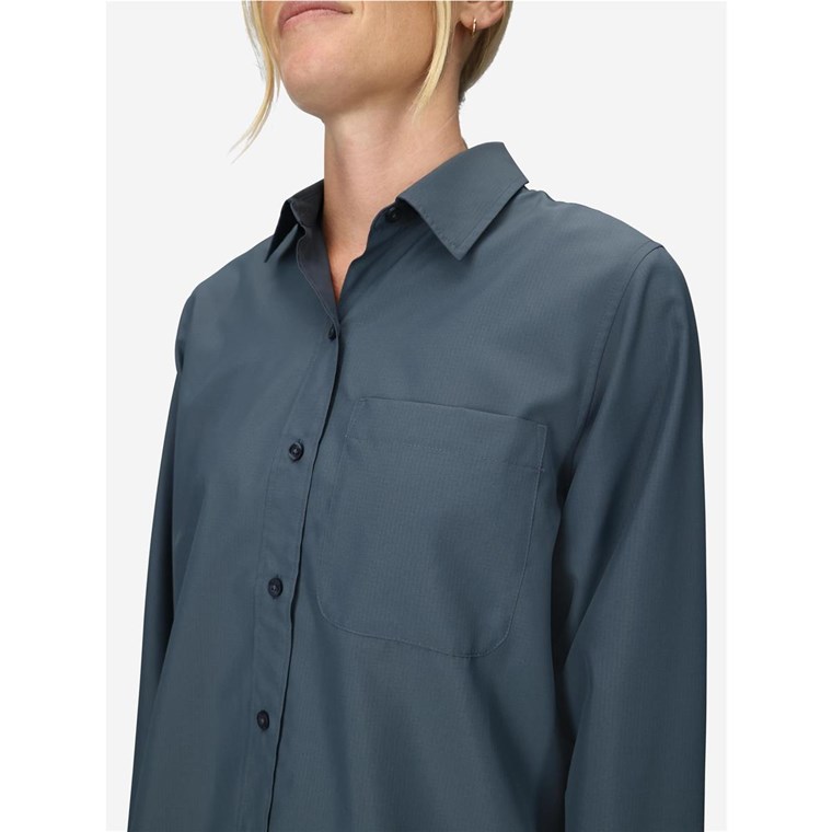 Marmot Wm's AirExchange UPF 40 LS Shirt Thunderhead