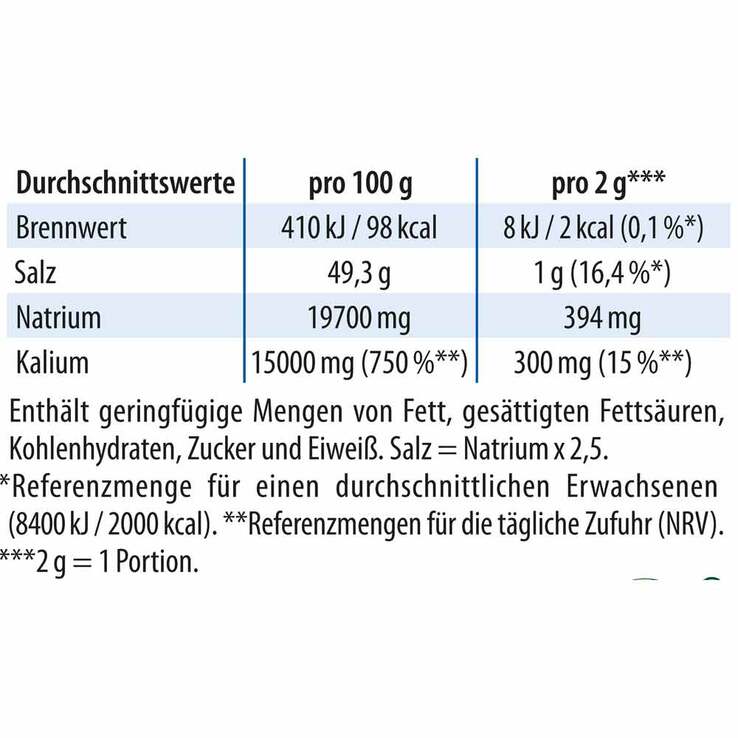 Blutdruck-Salz mit Kalium Dr. Jacob`s, 250 g