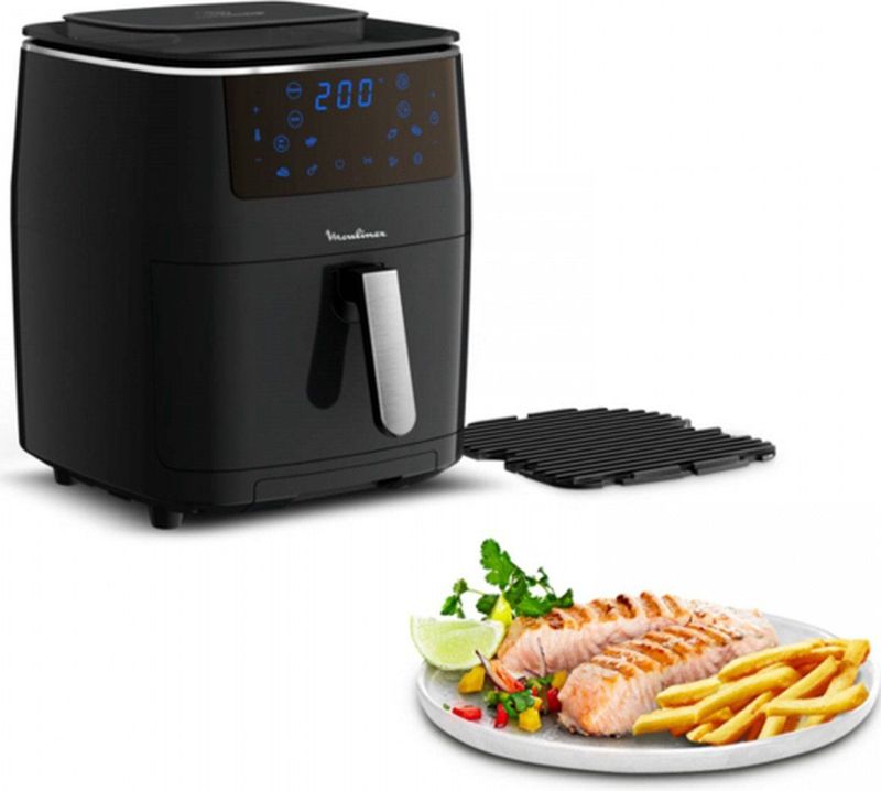 Moulinex - Easy Fry & Grill & Steam - Keukenapparaat - Zwart - 3-in-1 Oplossing
