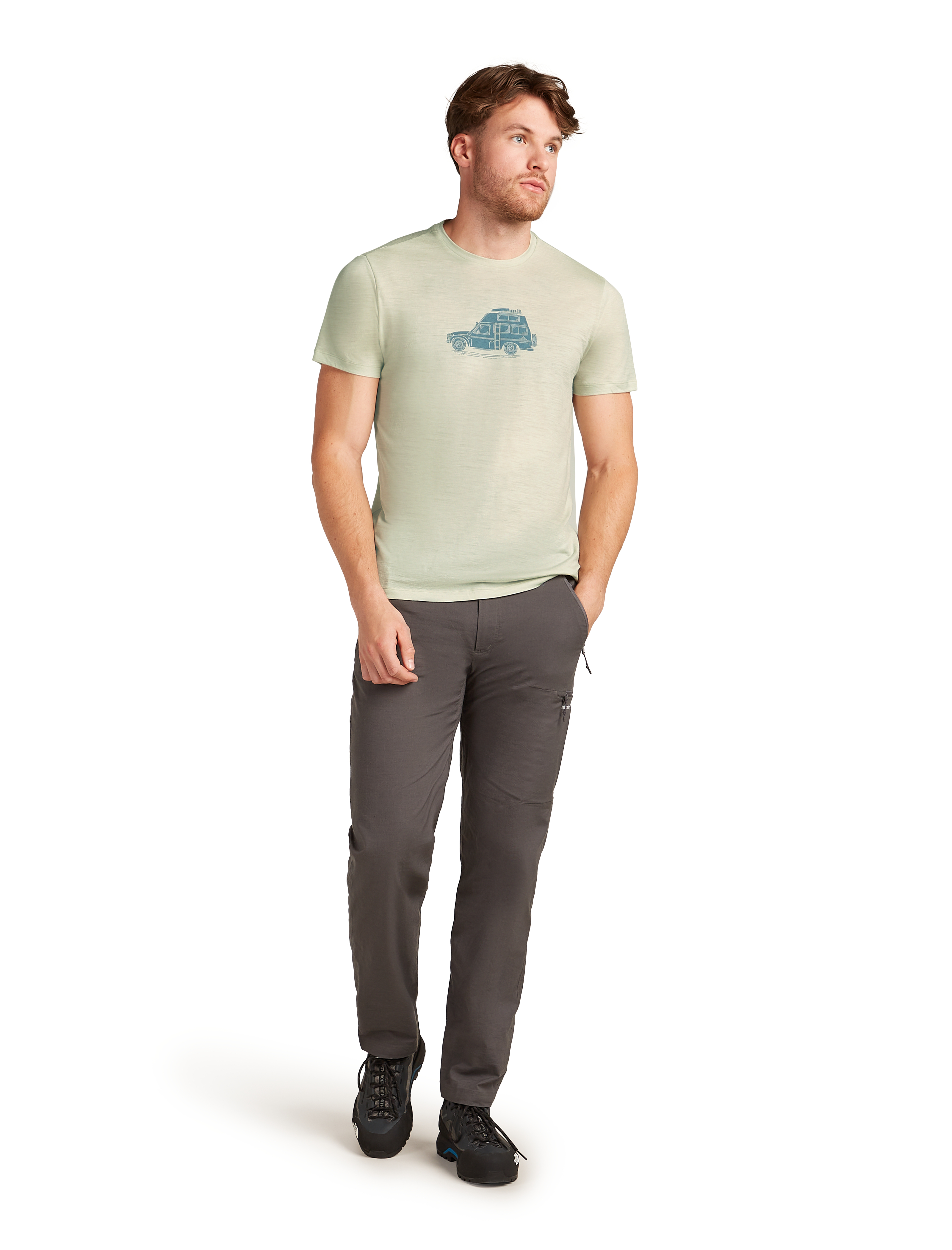 Mer 150 Tech Lite SS Tee Cosy Camper Herre Ashen
