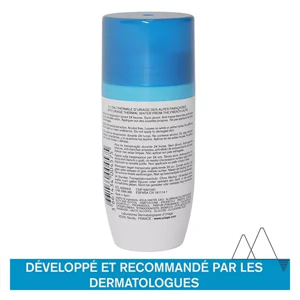 Uriage Power 3 Desodorante Antitranspirante Antiodor para Pele Sensível 50ml