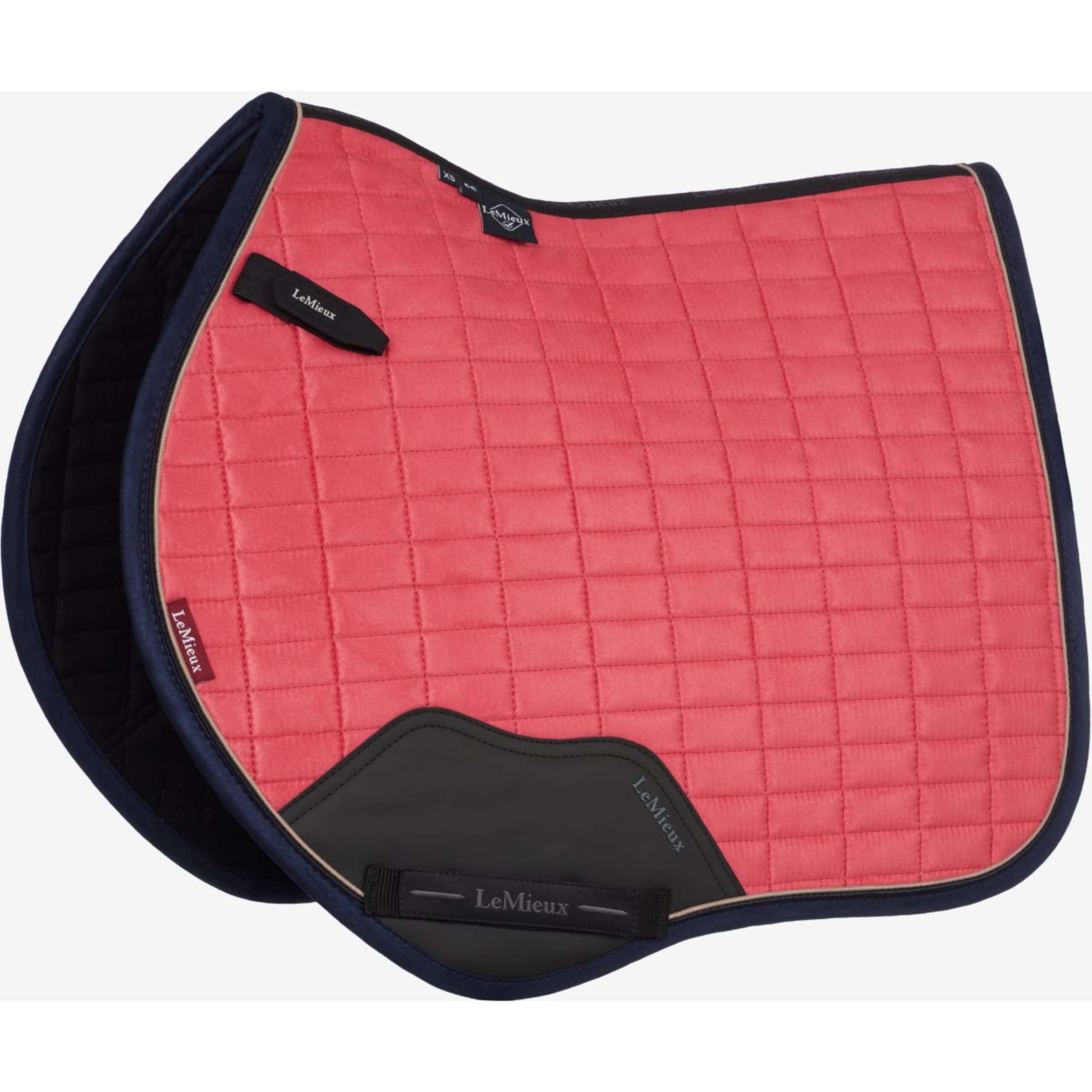 LeMieux Zadeldekje Mini Suede Springen Cranberry