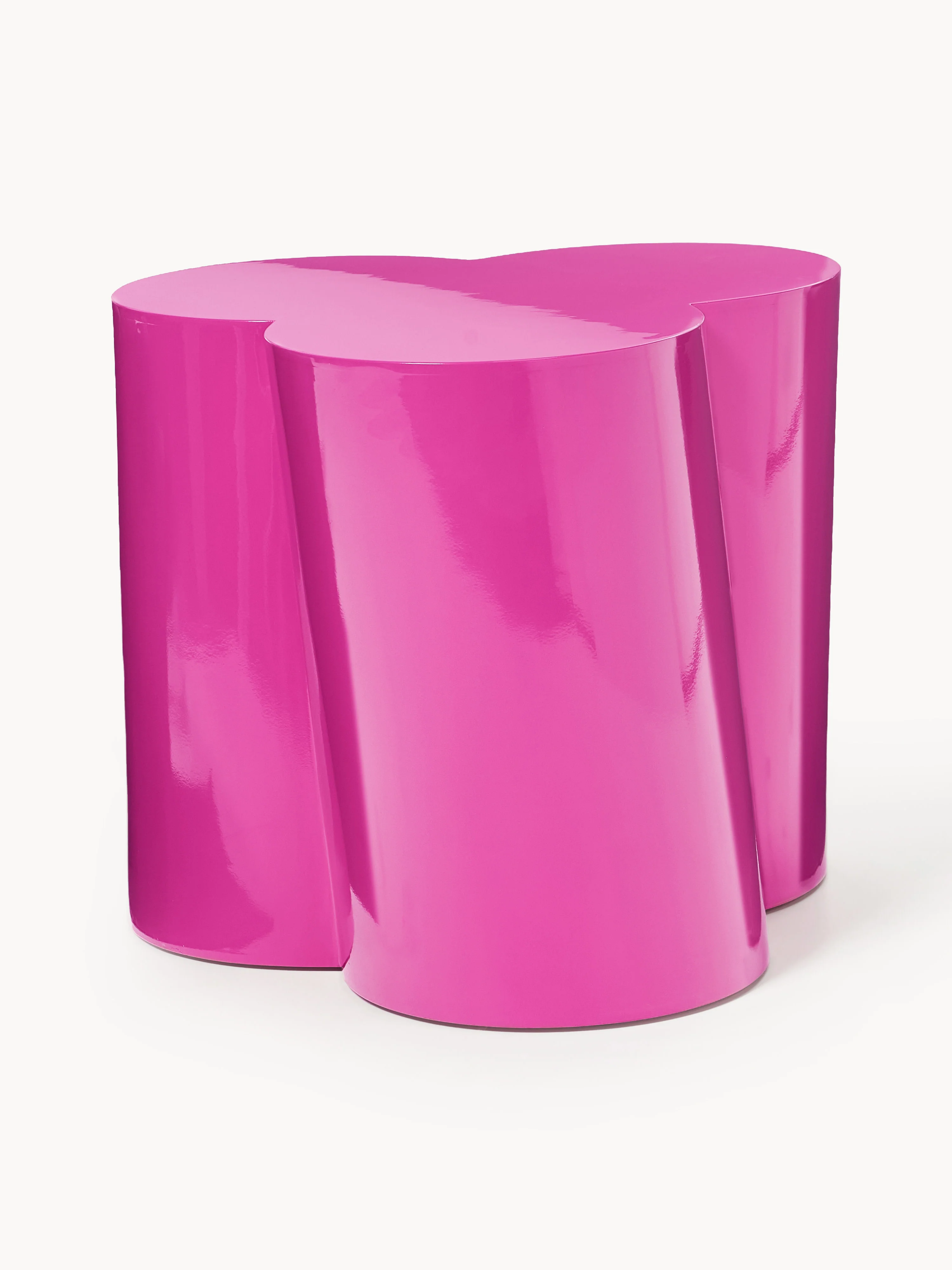 Bijzettafel Flower roze