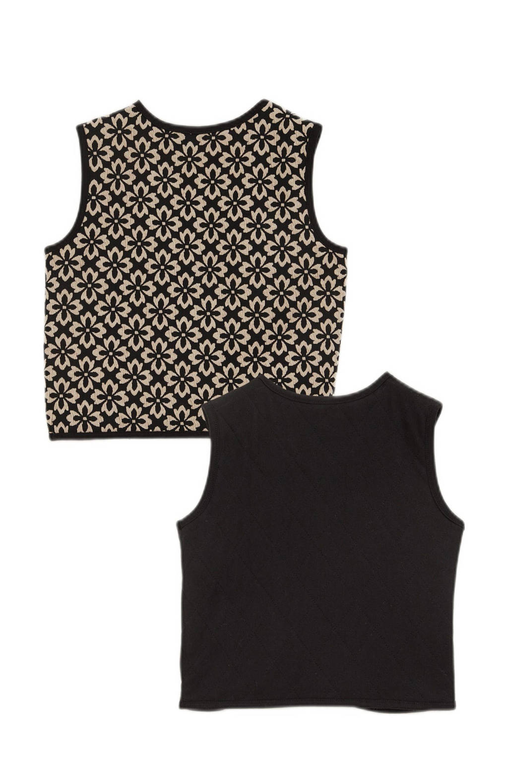 WE Fashion gilet zwart