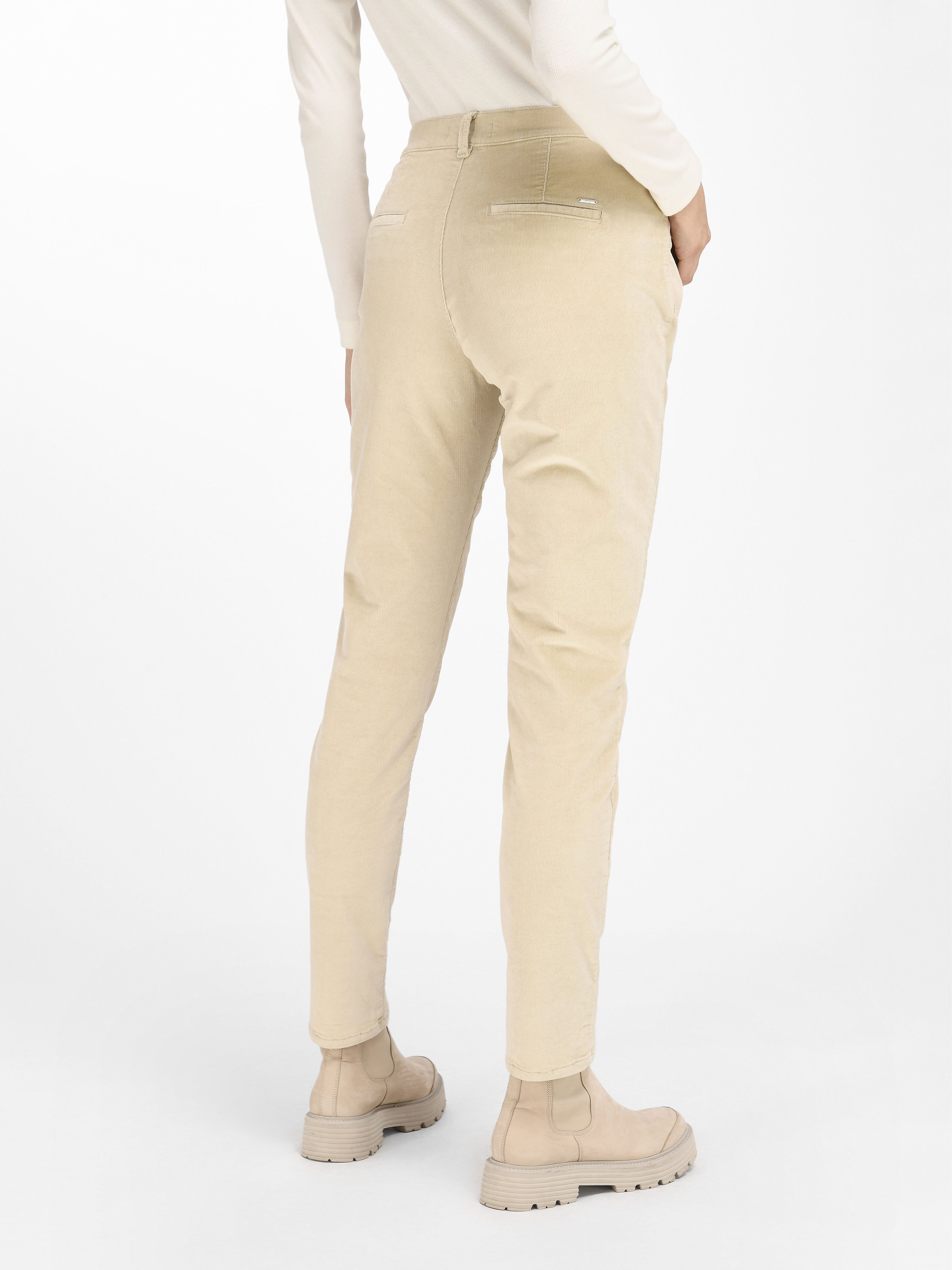 Relaxed Fit-Feincord-Hose