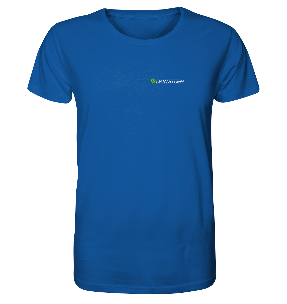 DartSturm - Logo Weiß Herren Shirt (Stick)