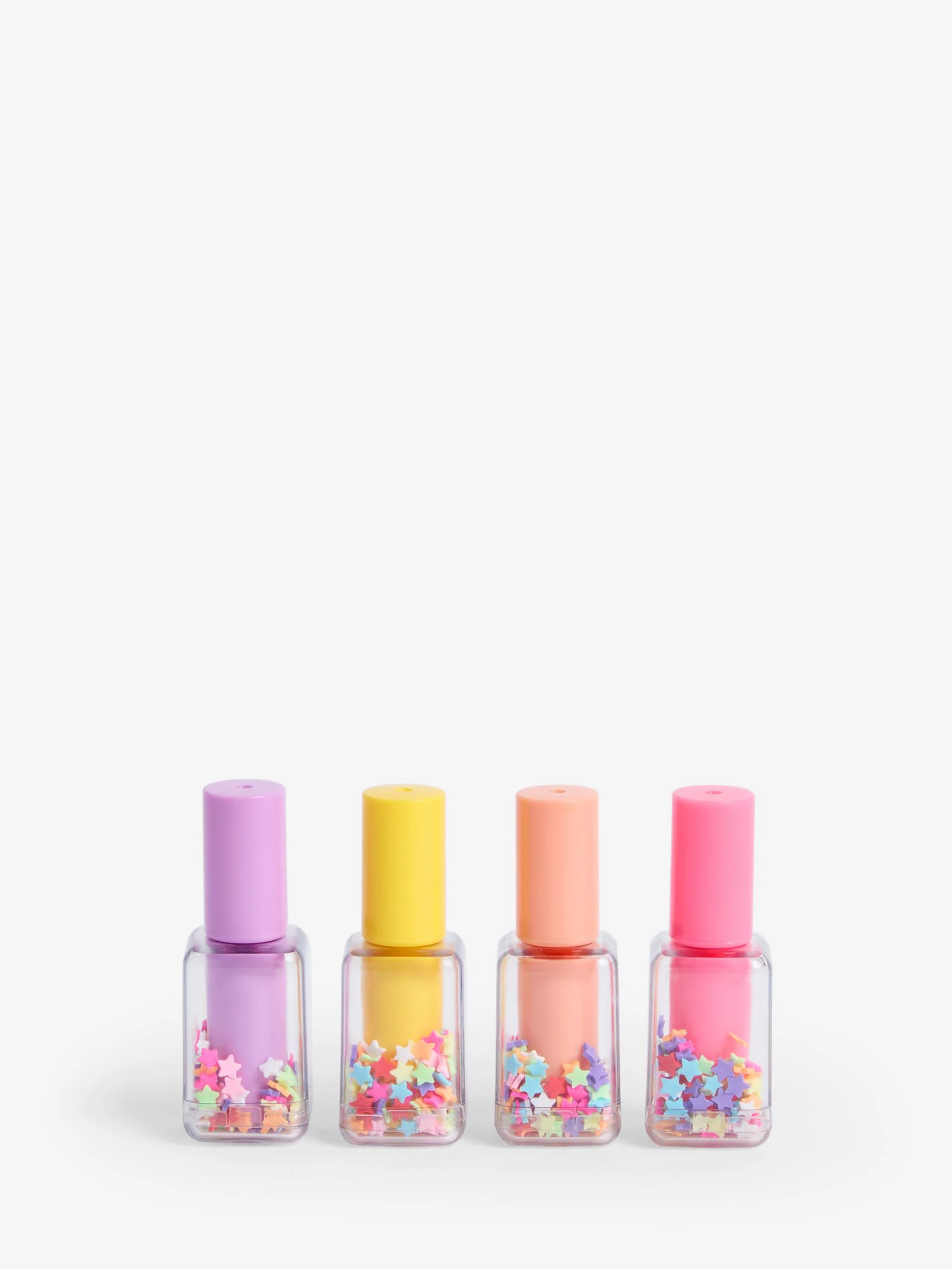 Set of 4 Nail Varnish Shaped Highlighter Pens 4 Pack