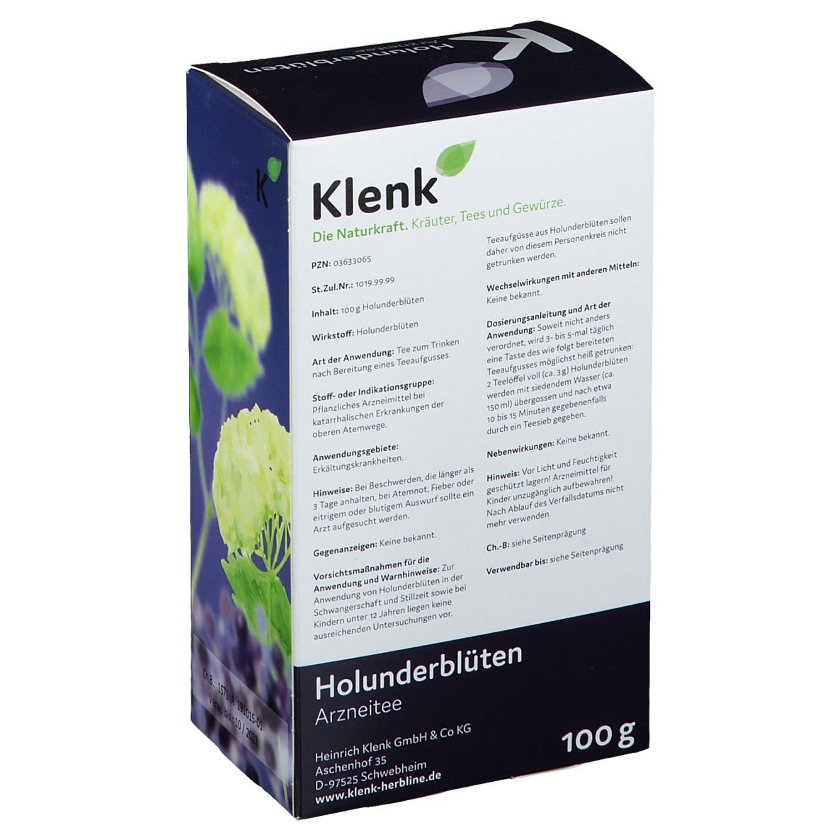 Holunderblüten Arznei-Tee Klenk