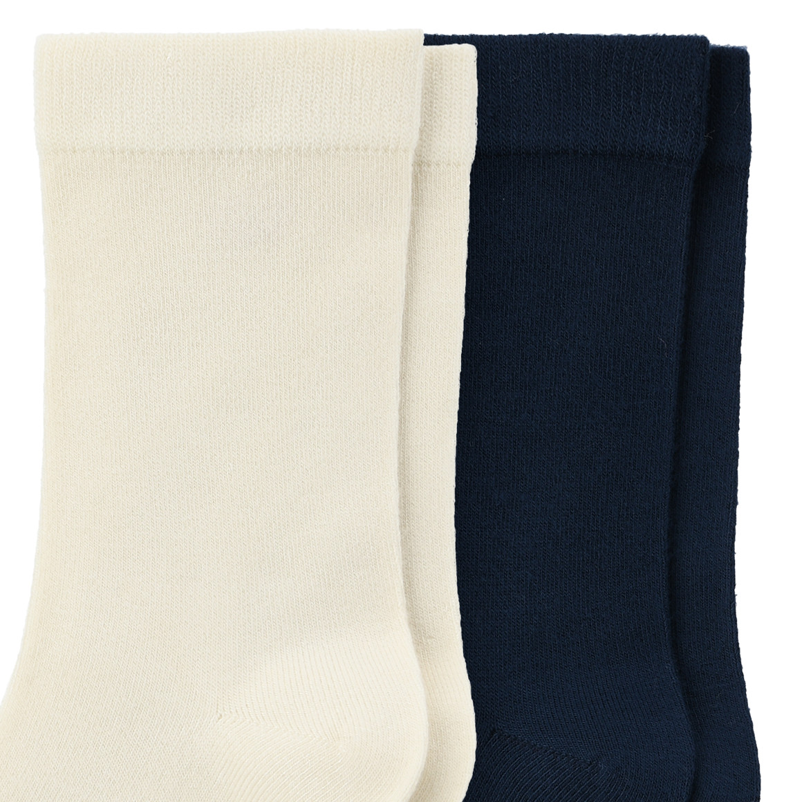 Gina Benotti 2 Paar Damen Soft-Socken mit Herz-Motiv dunkelblau / weiss